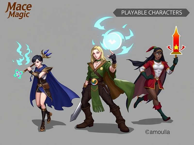 Mace Magic Playable Characters